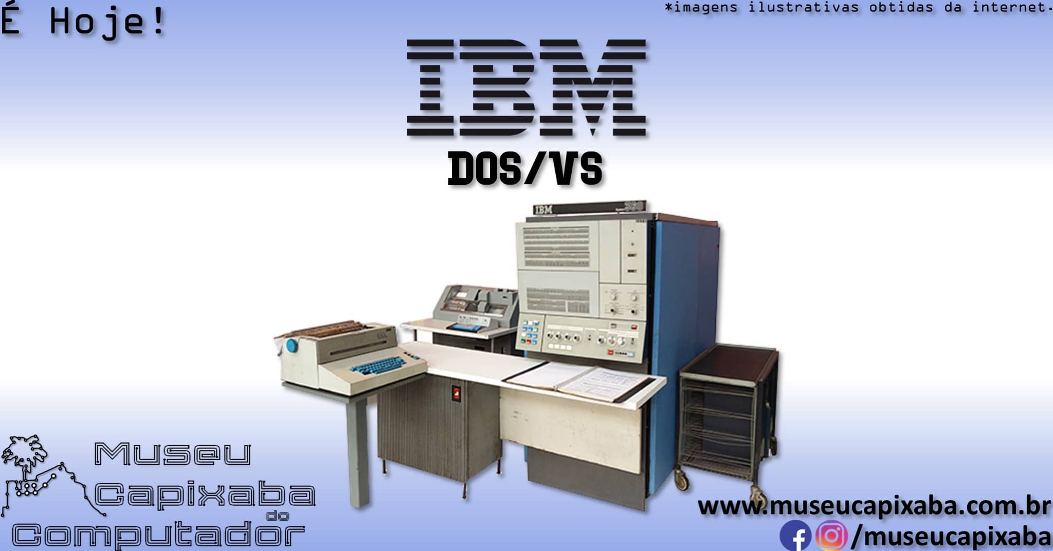 IBM DOS VS historical system visual