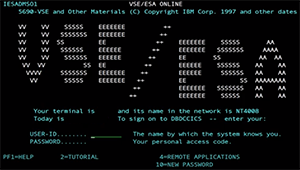 IBM 4361 and DOS/VSE technical lineage visual